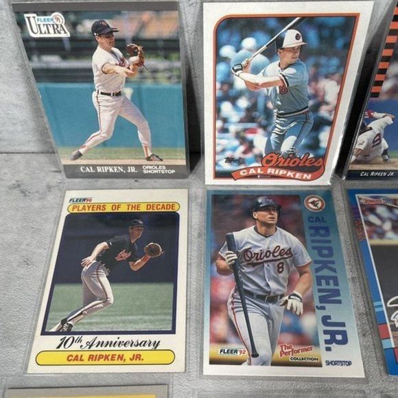HUGE 20 Card Lot Cal Ripken Jr Baltimore Orioles Stadium Donruss Gold Upper Deck - Picture 2 of 7